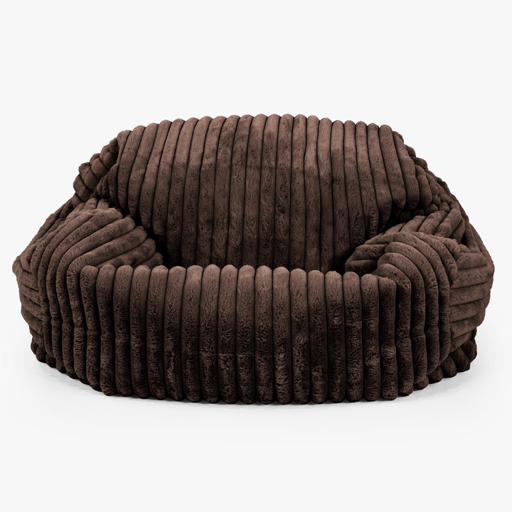 Sabine Sækkesofa - Ultraplysfløjl Sable 01