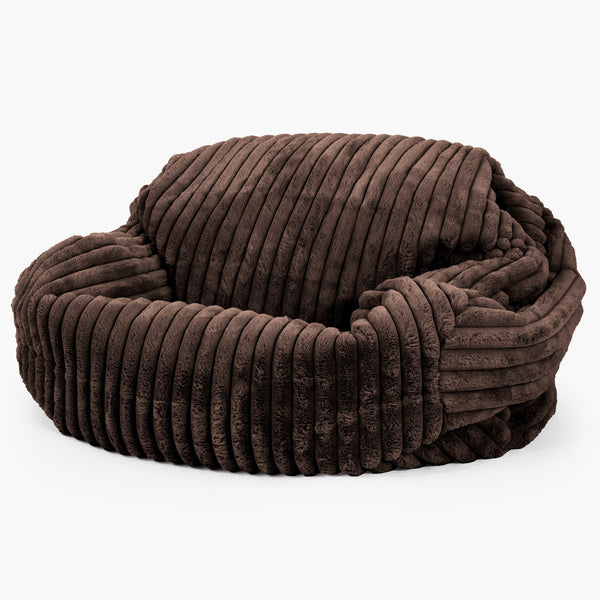 Sabine Sækkesofa - Ultraplysfløjl Sable 02