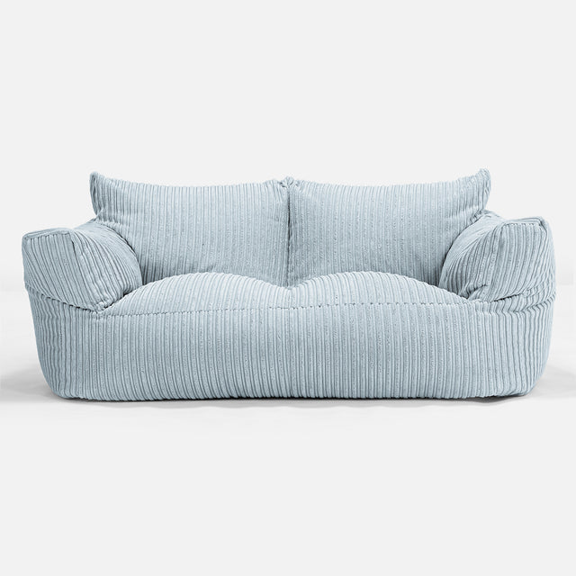 Josephine Sofasækkestol - Klassisk Jernbanefløjl Baby Blå 01