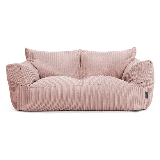 Josephine Sofasækkestol - Klassisk Jernbanefløjl Blush Lyserød 01
