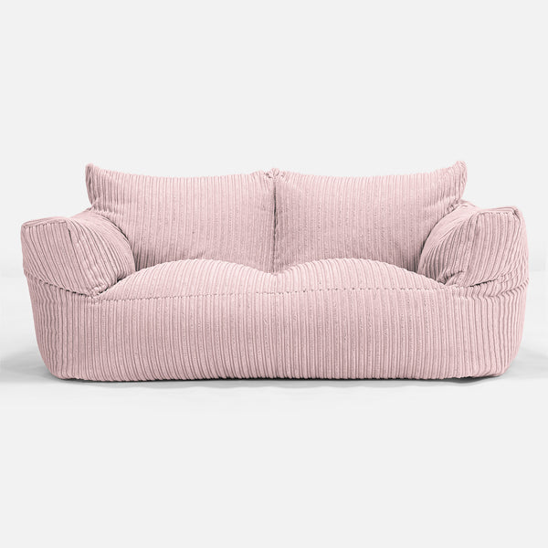 Josephine Sofasækkestol - Klassisk Jernbanefløjl Blush Lyserød 01