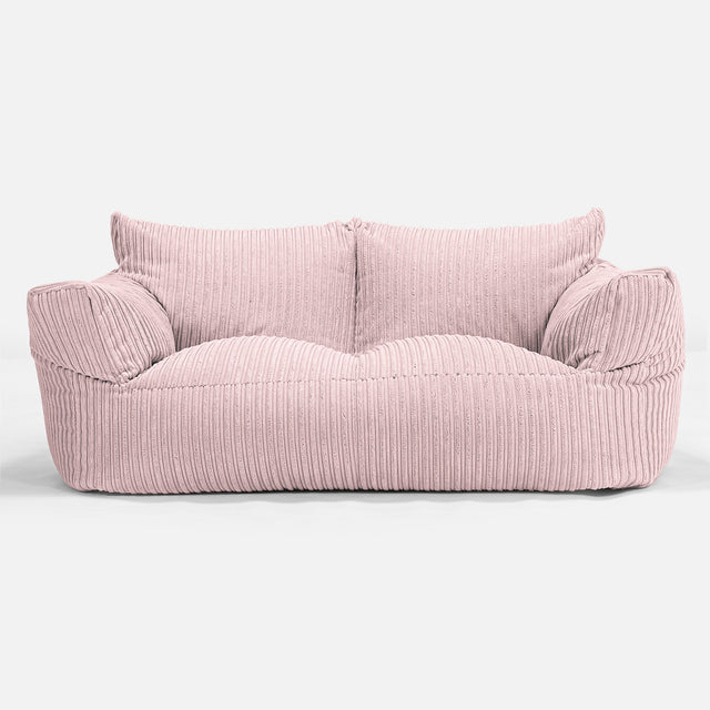 Josephine Sofasækkestol - Klassisk Jernbanefløjl Blush Lyserød 01