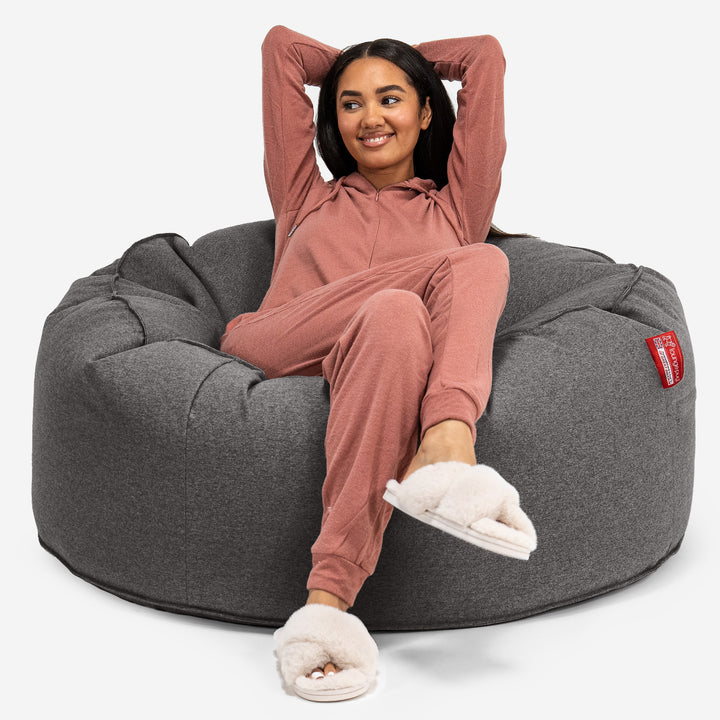 Sækkestol Sofa 'Mammut' - Interalli-uld Grå 01