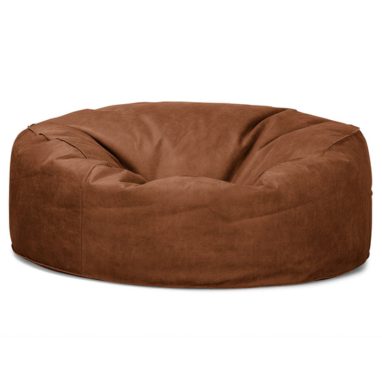 Sækkestol Sofa 'Mammut' - Nødstedte Læder Karamel 04