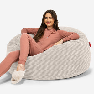 Sækkestol Sofa 'Mammut' - Pom Pom Cremefarvet