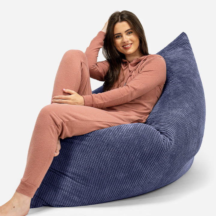 Sækkestol XL - Pom Pom Lilla 04