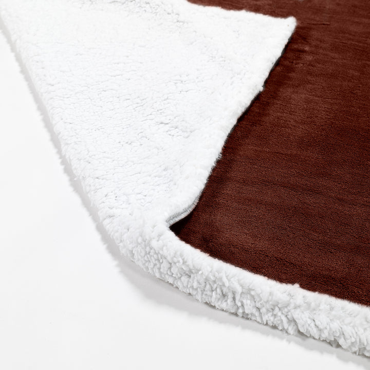 Sherpa Tæppe - Sherpa fleece Brun 02