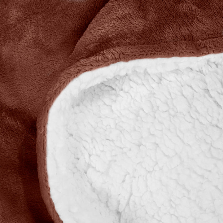 Sherpa Tæppe - Sherpa fleece Brun 04