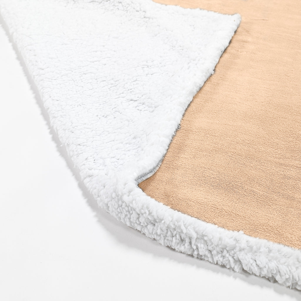 Sherpa Tæppe - Sherpa fleece Lys Mink 02
