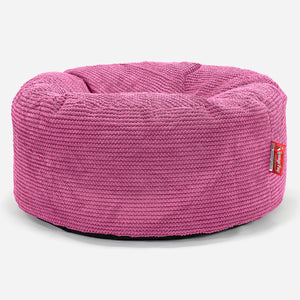 Rund Puf - Pom Pom Pink