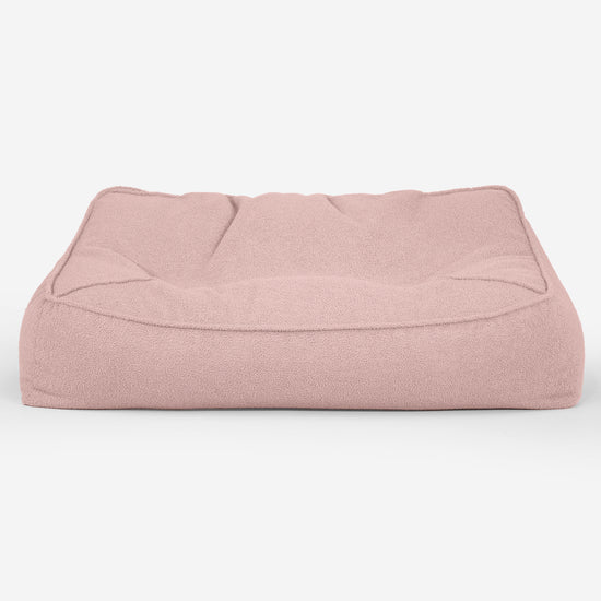 Sloucher Sækkesofa - Boucle Lyserød_01