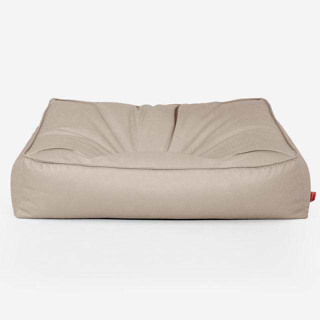 Sloucher Sækkesofa - Vegansk Læder Elfenben 01