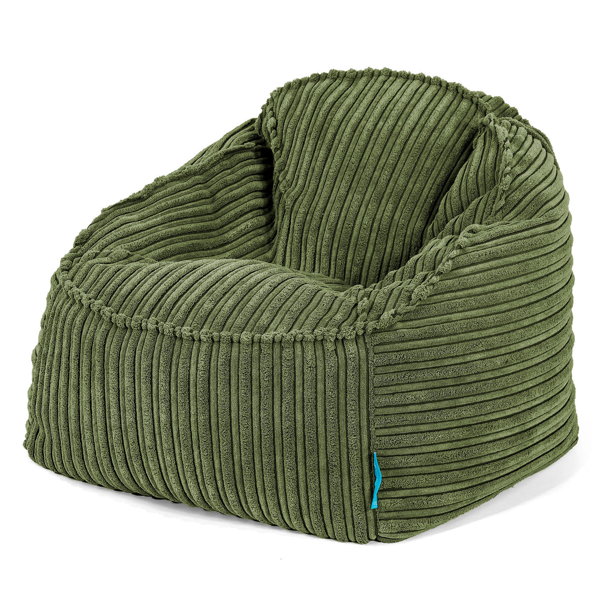 Lounge Pug Sloucher Sækkestol Børn 2-6 år Klassisk Jernbanefløjl ...