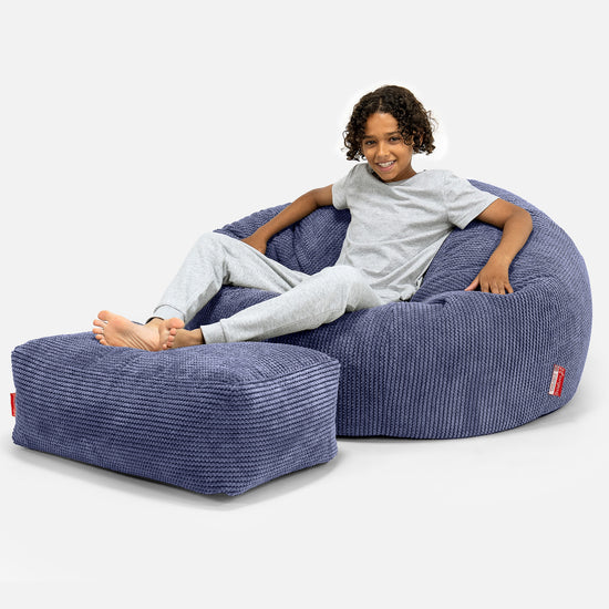 Sofasækkestol til Børn 6-14 år - Pom Pom Lilla 01