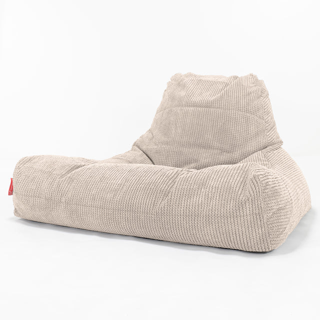 Lounge Sækkestol Sofa XXL - Pom Pom Cremefarvet 01