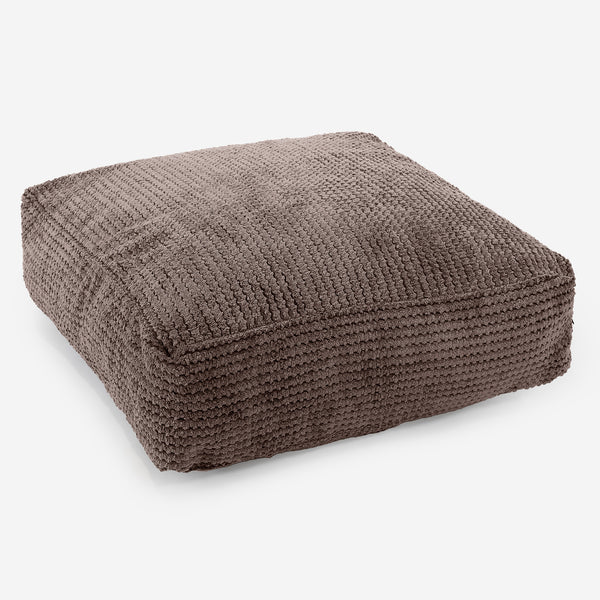 Stor Gulvpude - Pom Pom Chokolade Brun 01