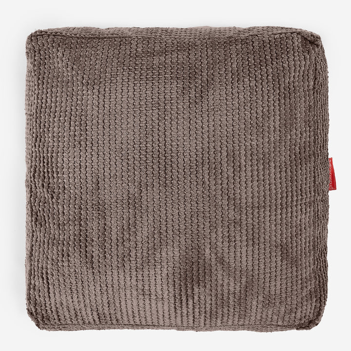 Stor Gulvpude - Pom Pom Chokolade Brun 03