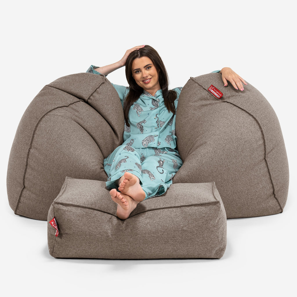 Stor Sækkestol Sofa - Interalli-uld Kiks 03