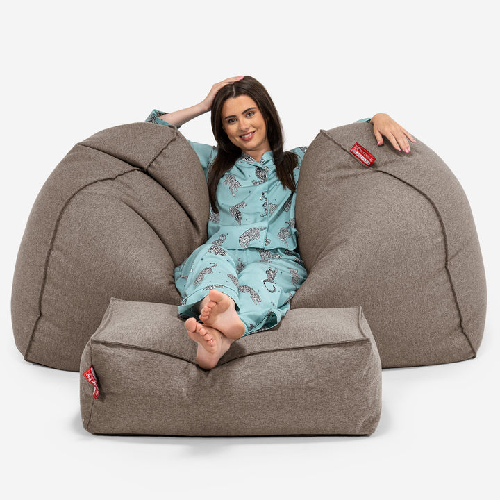 Stor Sækkestol Sofa - Interalli-uld Kiks 03
