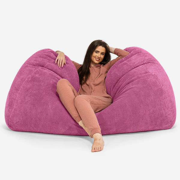 Stor Sækkestol Sofa - Pom Pom Pink 02