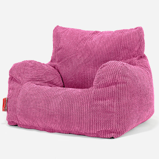 Teens Sækkestol Lænestol 6-14 år - Pom Pom Pink 02