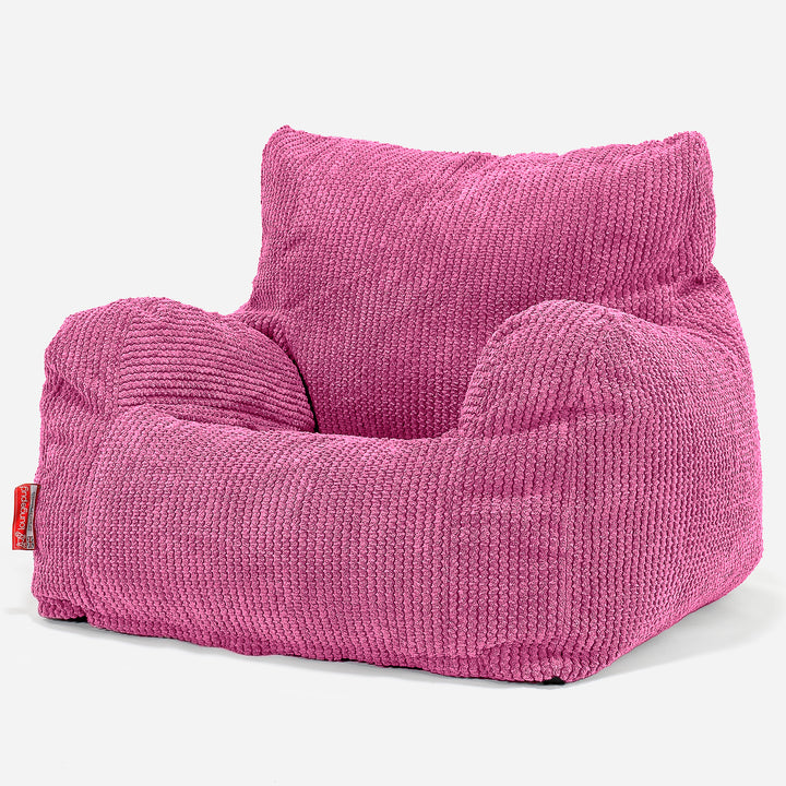 Teens Sækkestol Lænestol 6-14 år - Pom Pom Pink 02