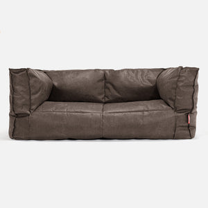 Albert Sækkestol Sofa 2 pers - Nødstedte Læder Skifergrå