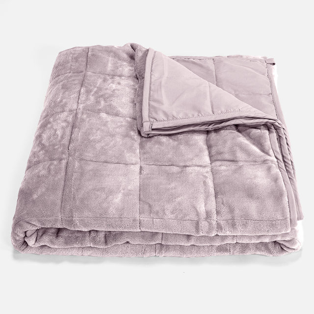 Vægtet Tæppe til Voksne - Flannel fleece Bleg Lyserød 01