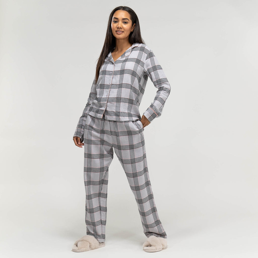 Pyjamas Damer / Skakternet, størrelse: XS-L, Big Original DK