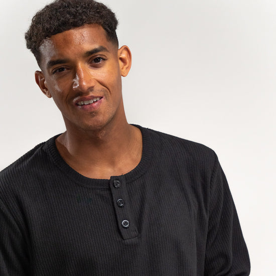 Pyjamas til Herrer - Skakternet Sort 06