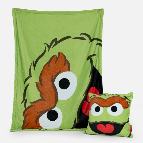 Pudebetræk 47 x 47cm - Oscar The Grouch 02