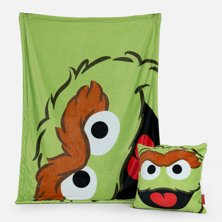 Pudebetræk 47 x 47cm - Oscar The Grouch 02