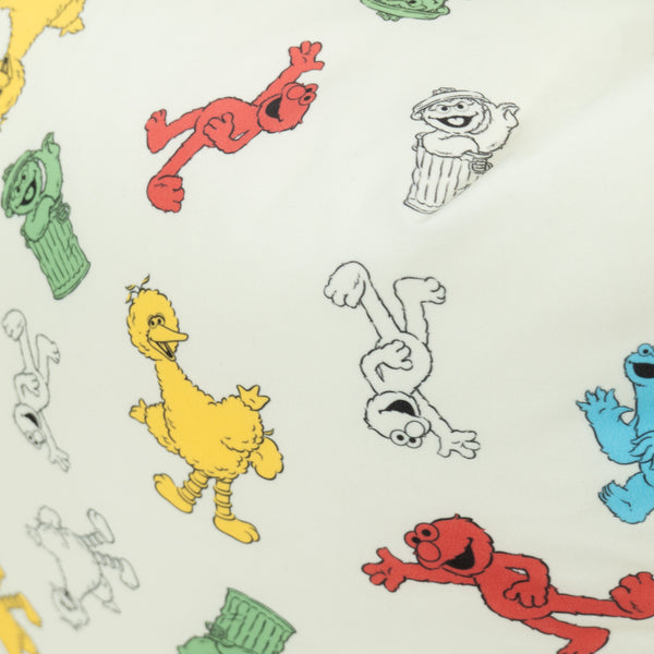 Sækkestol til Børn 1-5 år - Sesamgade Fabric Close-up Image