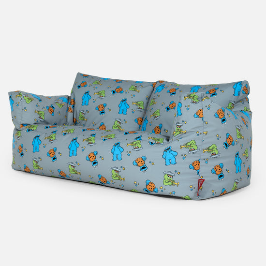 Sofasækkestol - Cookie Monster & Oscar The Grouch 02